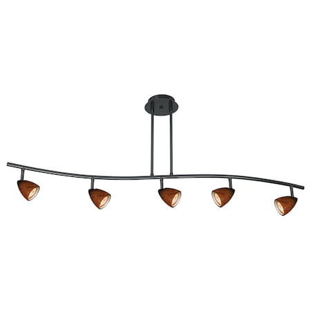 Cal Lighting SL-954-5-DB/AMS Contemporary Modern Five Pendant Lighting Accessories, Bronze